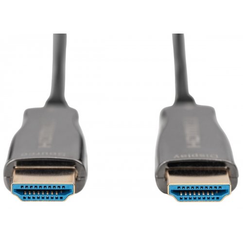 Кабель Digitus HDMI to HDMI AOC Hybrid-Fiber 4K 10m (AK-330125-100-S) Black купить в Украине: Киев, Днепр, Харьков, Одесса  | Низкая цена, отзывы, характеристики от TELEMART фото