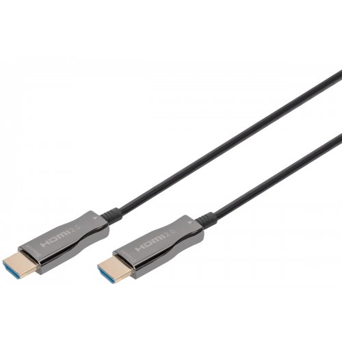 Кабель Digitus HDMI to HDMI AOC Hybrid-Fiber 4K 15m (AK-330125-150-S) Black купить в Украине: Киев, Днепр, Харьков, Одесса  | Низкая цена, отзывы, характеристики от TELEMART фото