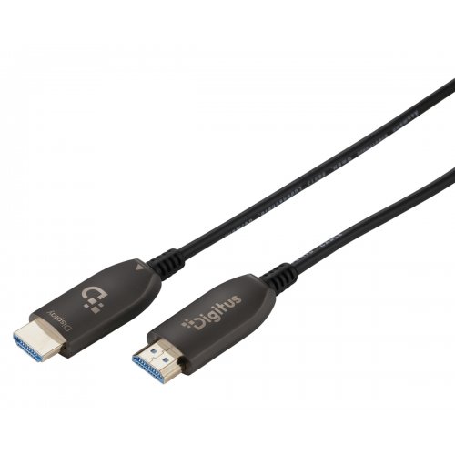 Кабель Digitus HDMI to HDMI AOC Hybrid-Fiber 8K 30m (AK-330126-300-S) Black купить в Украине: Киев, Днепр, Харьков, Одесса  | Низкая цена, отзывы, характеристики от TELEMART фото