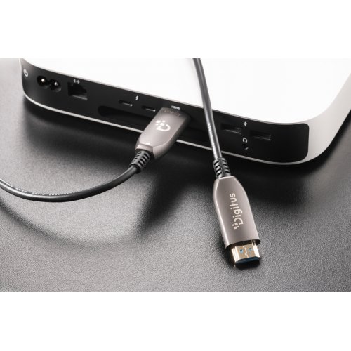 Кабель Digitus HDMI to HDMI AOC Hybrid-Fiber 8K 30m (AK-330126-300-S) Black купить в Украине: Киев, Днепр, Харьков, Одесса  | Низкая цена, отзывы, характеристики от TELEMART фото