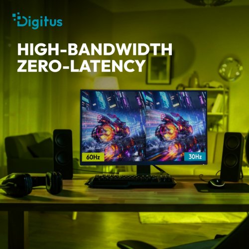 Кабель Digitus HDMI to HDMI AOC Hybrid-Fiber 8K 30m (AK-330126-300-S) Black купить в Украине: Киев, Днепр, Харьков, Одесса  | Низкая цена, отзывы, характеристики от TELEMART фото