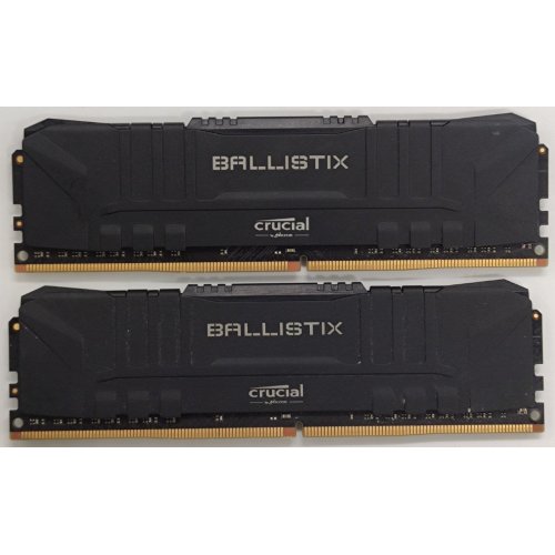Озп Crucial DDR4 16GB (2x8GB) 3200Mhz Ballistix Black (BL2K8G32C16U4B) (Відновлено продавцем, 877376) купити в Україні: Київ, Львів, Хмельницький, Тернопіль, Івано-Франківськ | Перевірка сумісності, низька ціна, відгуки, характеристики від TELEMART фото