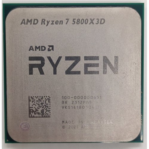 Процесор AMD Ryzen 7 5800X3D 3.4(4.5)GHz 96MB sAM4 Tray (100-000000651) (Відновлено продавцем, 877379) купити в Україні: Київ, Львів, Хмельницький, Тернопіль, Івано-Франківськ | Перевірка сумісності, низька ціна, відгуки, характеристики від TELEMART фото