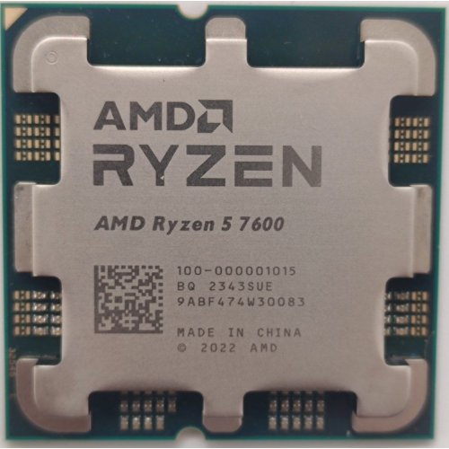 Процесор AMD Ryzen 5 7600 3.8(5.1)GHz 32MB sAM5 Multipack (100-100001015MPK) (Відновлено продавцем, 877387) купити в Україні: Київ, Львів, Хмельницький, Тернопіль, Івано-Франківськ | Перевірка сумісності, низька ціна, відгуки, характеристики від TELEMART фото