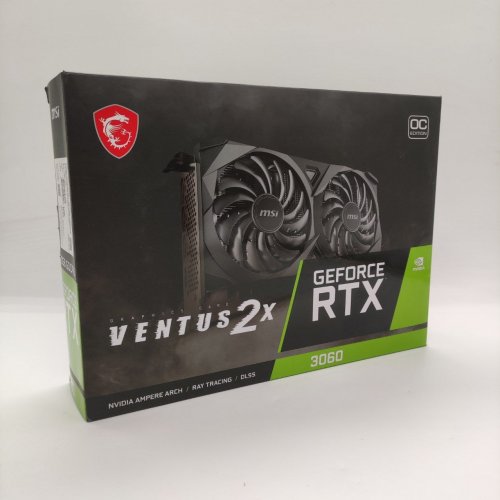 Видеокарта MSI GeForce RTX 3060 VENTUS 2X OC 12288MB (RTX 3060 VENTUS 2X 12G OC) (Восстановлено продавцом, 877394) купить в Украине: Киев, Днепр, Харьков, Одесса  | Проверка совместимости, низкая цена, отзывы, характеристики от TELEMART фото