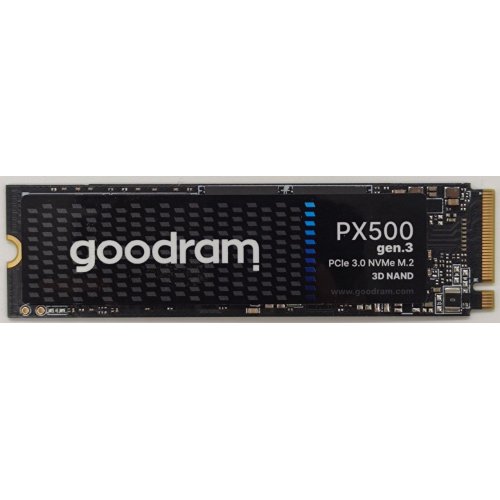 Ssd-диск GoodRAM PX500 Gen.3 3D NAND 256GB M.2 (2280 PCI-E) NVMe x4 (SSDPR-PX500-256-80-G3) (Відновлено продавцем, 877395) купити в Україні: Київ, Львів, Хмельницький, Тернопіль, Івано-Франківськ | Перевірка сумісності, низька ціна, відгуки, характеристики від TELEMART фото