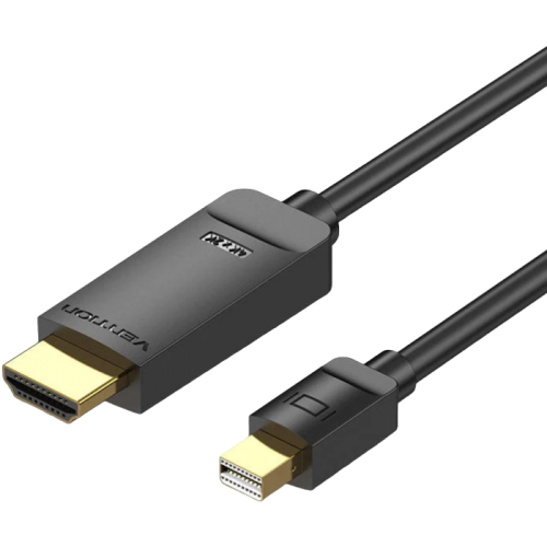 Уцінка кабель Vention Mini DisplayPort to HDMI 2m (HAHBH) Black (Пошкоджено пакування, 877411) купити в Україні: Київ, Львів, Хмельницький, Тернопіль, Івано-Франківськ | Низька ціна, відгуки, характеристики від TELEMART фото