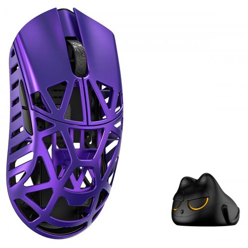 Миша WLMouse Beast X Mini Pro Side Slits (MINI-PURPLE-O) Purple купити в Україні: Київ, Львів, Хмельницький, Тернопіль, Івано-Франківськ | Низька ціна, відгуки, характеристики від TELEMART фото