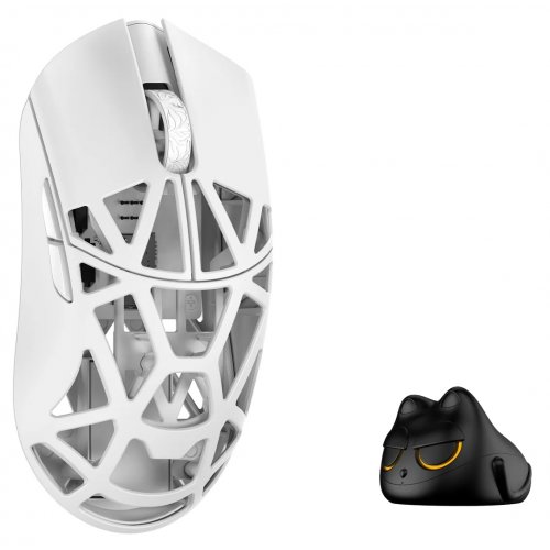 Миша WLMouse Beast X Mini Pro Solid Sides (MINI-SHIXIN-WHITE-O) White купити в Україні: Київ, Львів, Хмельницький, Тернопіль, Івано-Франківськ | Низька ціна, відгуки, характеристики від TELEMART фото