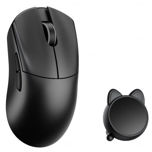 Миша WLMouse Huan Stainless (HUAN-BLACK-O) Black купити в Україні: Київ, Львів, Хмельницький, Тернопіль, Івано-Франківськ | Низька ціна, відгуки, характеристики від TELEMART фото