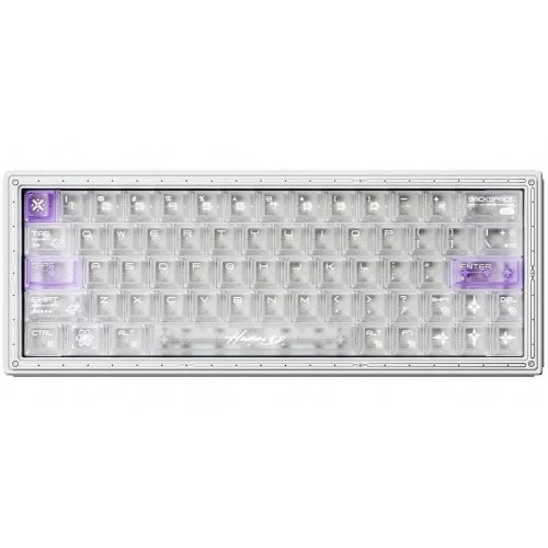 Фото Клавиатура WLMouse Huan 63 RGB Magnetic Starlight Switch (KBD-HUAN63-WHITE-G) White