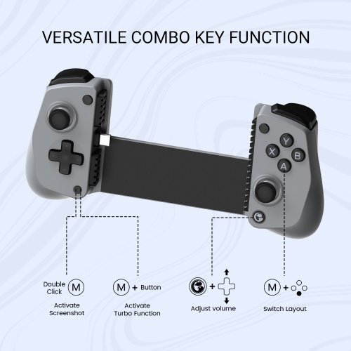 Геймпад Gamesir X5 Lite Grey купить в Украине: Киев, Днепр, Харьков, Одесса  | Низкая цена, отзывы, характеристики от TELEMART фото