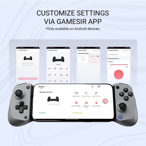 Геймпад Gamesir X5 Lite Grey купить в Украине: Киев, Днепр, Харьков, Одесса  | Низкая цена, отзывы, характеристики от TELEMART фото