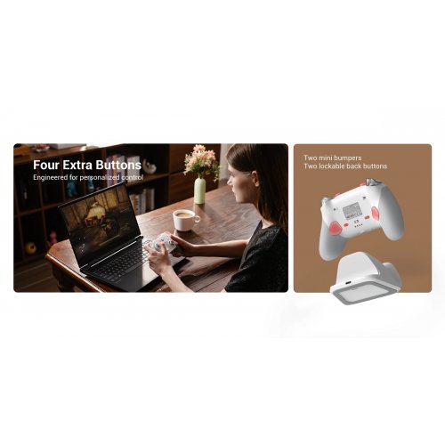 Геймпад Gamesir G7 Pro Mech White купити в Україні: Київ, Львів, Хмельницький, Тернопіль, Івано-Франківськ | Низька ціна, відгуки, характеристики від TELEMART фото