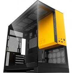 Корпус Geometric Future Model 3 Glass без БП (GEO-M3-BY) Black/Yellow