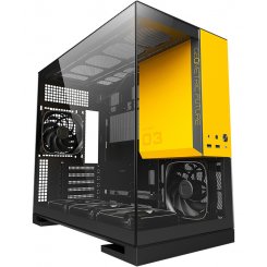 Корпус Geometric Future Model 3F Glass без БП (GEO-M3F-BY) Black/Yellow