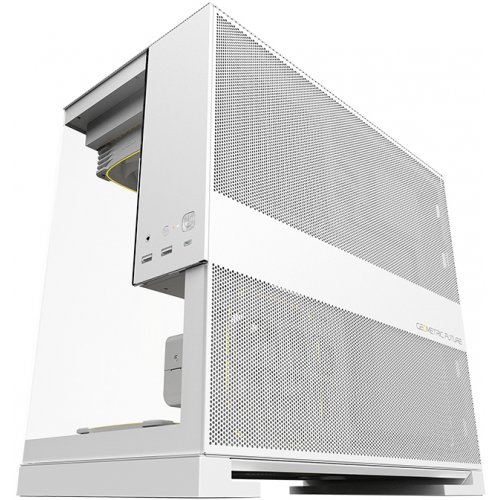 Корпус Geometric Future Model 3F Glass без БЖ (GEO-M3F-W) White купити в Україні: Київ, Львів, Хмельницький, Тернопіль, Івано-Франківськ | Перевірка сумісності, низька ціна, відгуки, характеристики від TELEMART фото