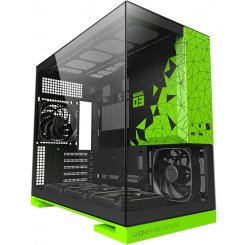 Корпус Geometric Future Model 3F Glass без БП (GEO-M3F-BNV) Black/Green