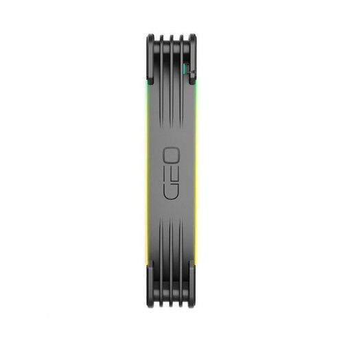 Набір кулерів для корпусу Geometric Future Squama 2503 140mm ARGB Triple Pack (GEO-S2503B-14T) Black купити в Україні: Київ, Львів, Хмельницький, Тернопіль, Івано-Франківськ | Перевірка сумісності, низька ціна, відгуки, характеристики від TELEMART фото