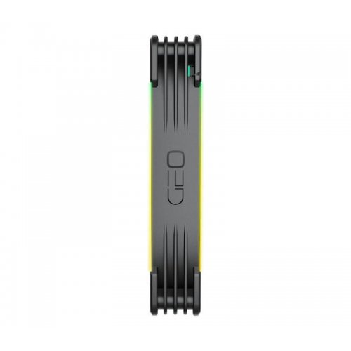 Кулер для корпуса Geometric Future Squama 2503 140mm ARGB Reverse (GEO-S2503RB-14S) Black купити в Україні: Київ, Львів, Хмельницький, Тернопіль, Івано-Франківськ | Перевірка сумісності, низька ціна, відгуки, характеристики від TELEMART фото