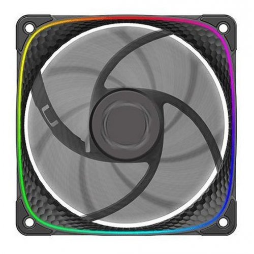 Кулер для корпуса Geometric Future Squama 2503 120mm ARGB (GEO-S2503B-1) Black купити в Україні: Київ, Львів, Хмельницький, Тернопіль, Івано-Франківськ | Перевірка сумісності, низька ціна, відгуки, характеристики від TELEMART фото