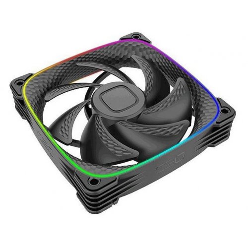 Набір кулерів для корпусу Geometric Future Squama 2503 120mm ARGB Triple Pack (GEO-S2503B-3) Black купити в Україні: Київ, Львів, Хмельницький, Тернопіль, Івано-Франківськ | Перевірка сумісності, низька ціна, відгуки, характеристики від TELEMART фото