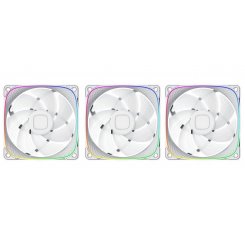 Набір кулерів для корпусу Geometric Future Squama 2503 120mm ARGB Triple Pack (GEO-S2503W-3) White