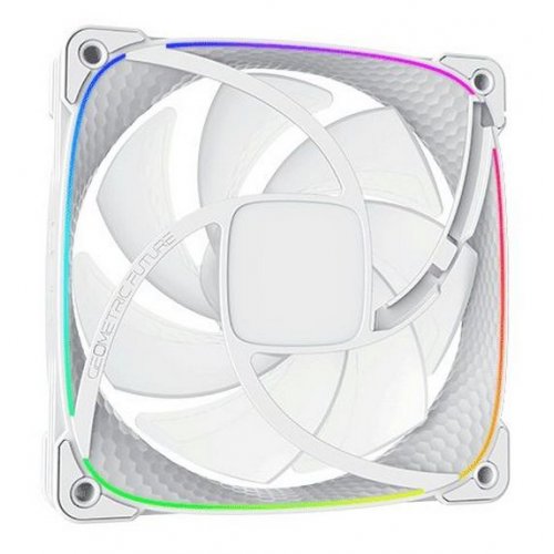 Набір кулерів для корпусу Geometric Future Squama 2503 120mm ARGB Triple Pack (GEO-S2503W-3) White купити в Україні: Київ, Львів, Хмельницький, Тернопіль, Івано-Франківськ | Перевірка сумісності, низька ціна, відгуки, характеристики від TELEMART фото