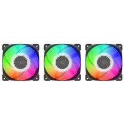 Набір кулерів для корпусу Geometric Future Squama 3805 120mm ARGB Triple Pack (GEO-S3805B-3) Black