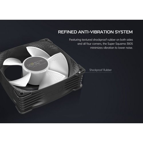 Набір кулерів для корпусу Geometric Future Squama 3805 120mm ARGB Triple Pack (GEO-S3805B-3) Black купити в Україні: Київ, Львів, Хмельницький, Тернопіль, Івано-Франківськ | Перевірка сумісності, низька ціна, відгуки, характеристики від TELEMART фото