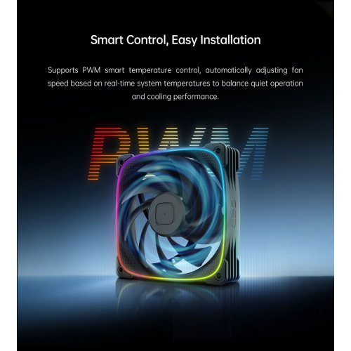 Кулер для корпуса Geometric Future Squama 3003 120mm ARGB (GEO-S3003W-12S) White купити в Україні: Київ, Львів, Хмельницький, Тернопіль, Івано-Франківськ | Перевірка сумісності, низька ціна, відгуки, характеристики від TELEMART фото