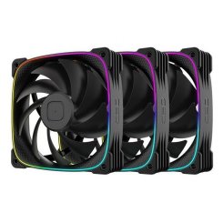 Набір кулерів для корпусу Geometric Future Squama 3003 120mm ARGB Triple Pack (GEO-S3003B-12T) Black