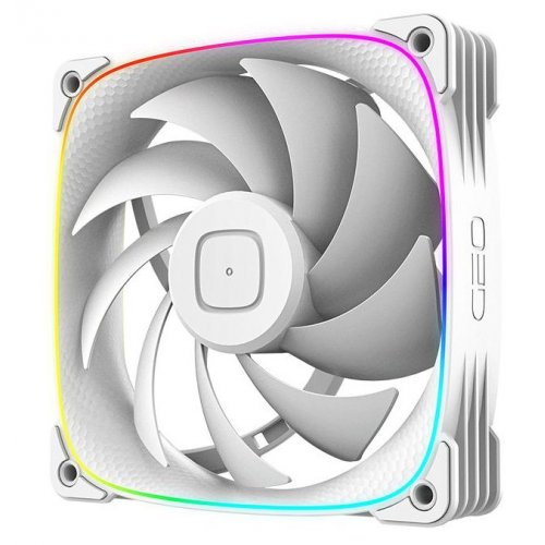 Набір кулерів для корпусу Geometric Future Squama 3003 120mm ARGB Triple Pack (GEO-S3003W-12T) White купити в Україні: Київ, Львів, Хмельницький, Тернопіль, Івано-Франківськ | Перевірка сумісності, низька ціна, відгуки, характеристики від TELEMART фото