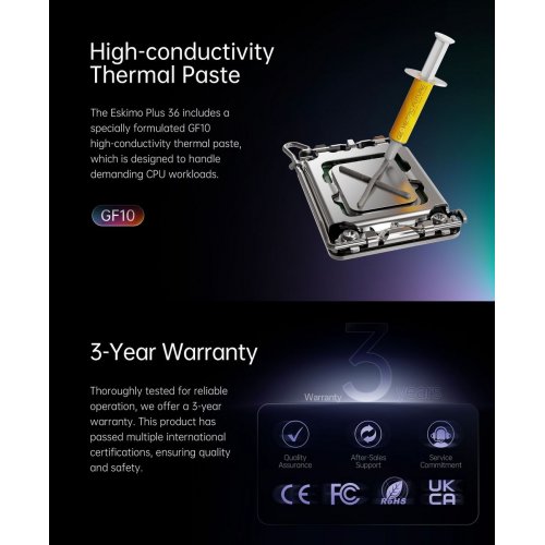 Готова СВО Geometric Future Eskimo Plus 360 (GEO-EPS-36W) White купити в Україні: Київ, Львів, Хмельницький, Тернопіль, Івано-Франківськ | Перевірка сумісності, низька ціна, відгуки, характеристики від TELEMART фото