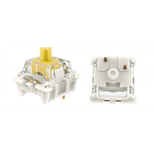 Набір перемикачів для клавіатури Gateron G Pro 3.0 Yellow Switch 5 Pin 35pcs (KS-JP-Z35C03-Y02-126) купити в Україні: Київ, Львів, Хмельницький, Тернопіль, Івано-Франківськ | Низька ціна, відгуки, характеристики від TELEMART фото
