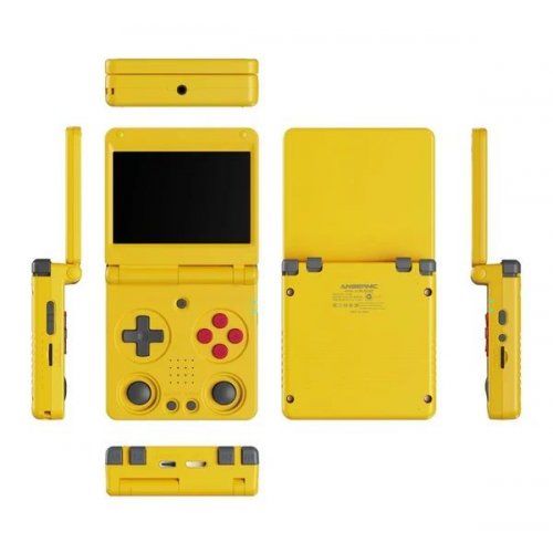 Портативна ігрова консоль Anbernic RG 34XXSP 64GB Yellow купити в Україні: Київ, Львів, Хмельницький, Тернопіль, Івано-Франківськ | Низька ціна, відгуки, характеристики від TELEMART фото