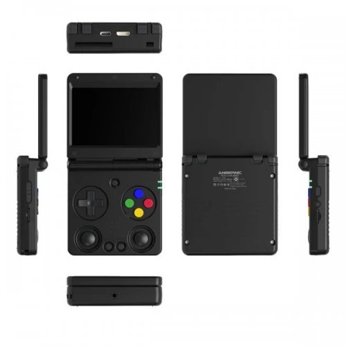Портативна ігрова консоль Anbernic RG 34XXSP 64GB Black купити в Україні: Київ, Львів, Хмельницький, Тернопіль, Івано-Франківськ | Низька ціна, відгуки, характеристики від TELEMART фото