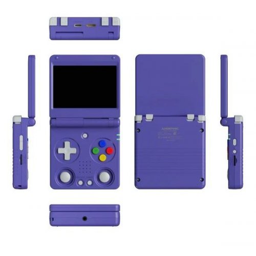Портативна ігрова консоль Anbernic RG 34XXSP 64GB Indigo купити в Україні: Київ, Львів, Хмельницький, Тернопіль, Івано-Франківськ | Низька ціна, відгуки, характеристики від TELEMART фото