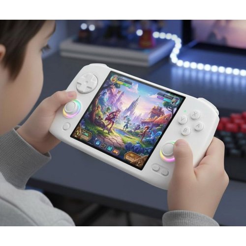 Портативна ігрова консоль Anbernic RG CubeXX 64GB White купити в Україні: Київ, Львів, Хмельницький, Тернопіль, Івано-Франківськ | Низька ціна, відгуки, характеристики від TELEMART фото