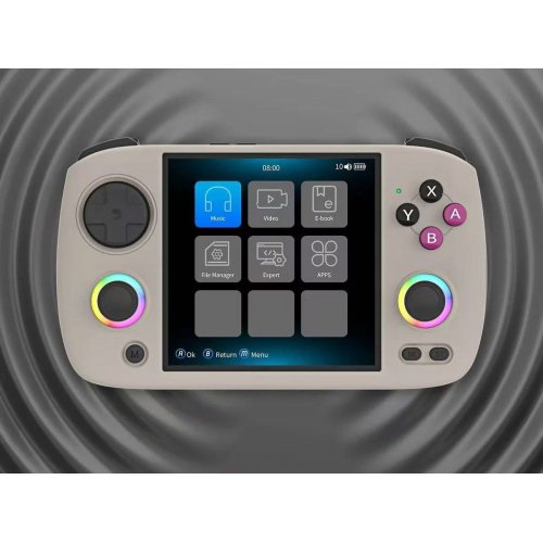 Портативна ігрова консоль Anbernic RG CubeXX 64GB Gray купити в Україні: Київ, Львів, Хмельницький, Тернопіль, Івано-Франківськ | Низька ціна, відгуки, характеристики від TELEMART фото