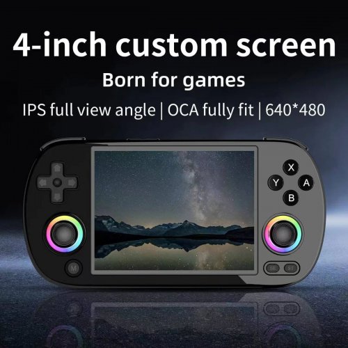 Портативна ігрова консоль Anbernic RG40XX H 64GB Gray купити в Україні: Київ, Львів, Хмельницький, Тернопіль, Івано-Франківськ | Низька ціна, відгуки, характеристики від TELEMART фото