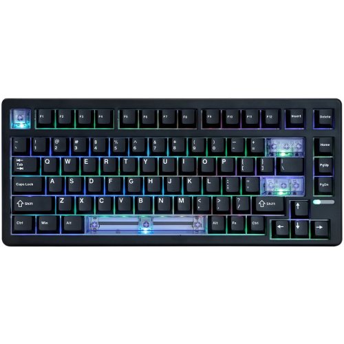 Клавіатура EPOMAKER HE80 RGB Magnetic MagneX Switch (HE80-B-M-UA) Black купити в Україні: Київ, Львів, Хмельницький, Тернопіль, Івано-Франківськ | Низька ціна, відгуки, характеристики від TELEMART фото