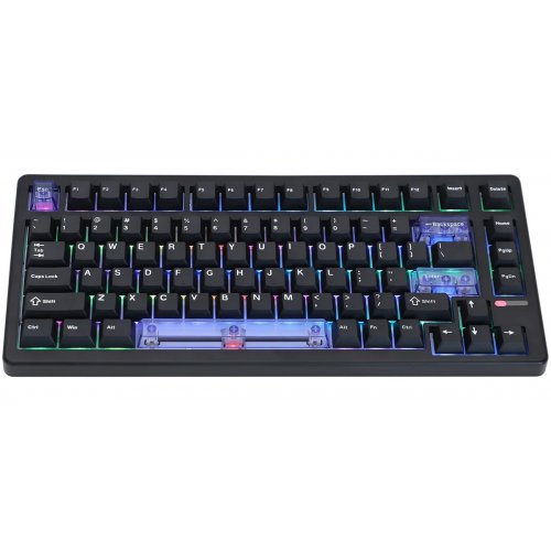 Клавіатура EPOMAKER HE80 RGB Magnetic MagneX Switch (HE80-B-M-UA) Black купити в Україні: Київ, Львів, Хмельницький, Тернопіль, Івано-Франківськ | Низька ціна, відгуки, характеристики від TELEMART фото