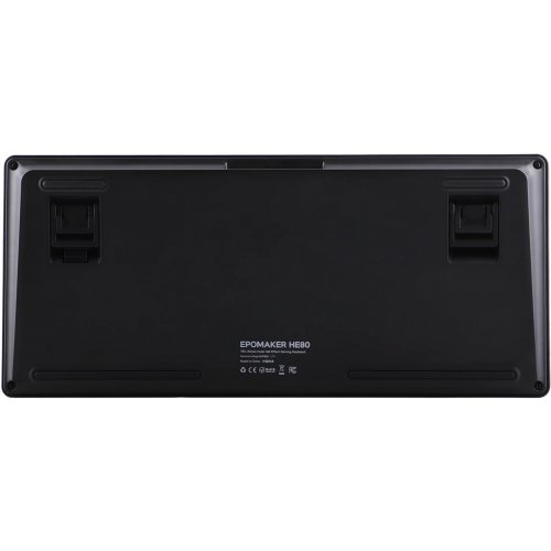 Клавіатура EPOMAKER HE80 RGB Magnetic MagneX Switch (HE80-B-M-UA) Black купити в Україні: Київ, Львів, Хмельницький, Тернопіль, Івано-Франківськ | Низька ціна, відгуки, характеристики від TELEMART фото