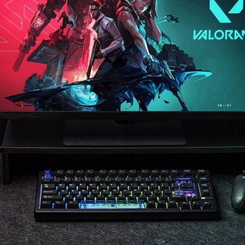 Клавіатура EPOMAKER HE80 RGB Magnetic MagneX Switch (HE80-W-M-UA) White купити в Україні: Київ, Львів, Хмельницький, Тернопіль, Івано-Франківськ | Низька ціна, відгуки, характеристики від TELEMART фото