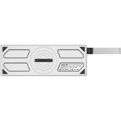 Клавиатура EPOMAKER LUMA40 RGB Mechanical Kailh White Rain Switch Wireless (LUMA40-S-WR) Silver купить в Украине: Киев, Днепр, Харьков, Одесса  | Низкая цена, отзывы, характеристики от TELEMART фото