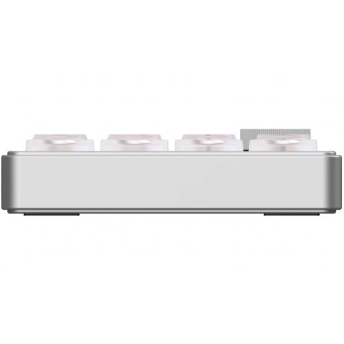 Клавиатура EPOMAKER LUMA40 RGB Mechanical Kailh White Rain Switch Wireless (LUMA40-S-WR) Silver купить в Украине: Киев, Днепр, Харьков, Одесса  | Низкая цена, отзывы, характеристики от TELEMART фото