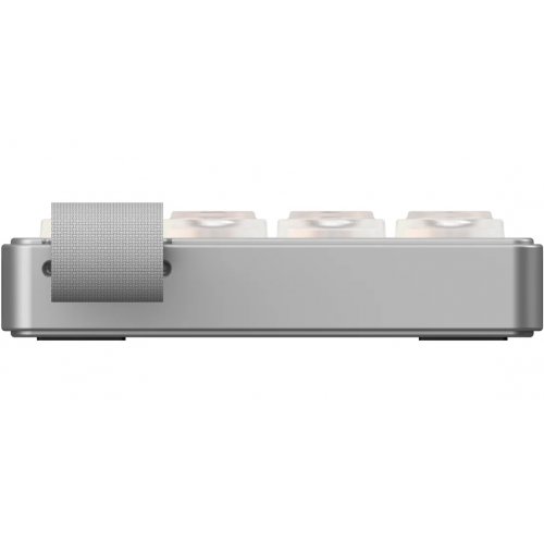 Клавиатура EPOMAKER LUMA40 RGB Mechanical Kailh White Rain Switch Wireless (LUMA40-S-WR) Silver купить в Украине: Киев, Днепр, Харьков, Одесса  | Низкая цена, отзывы, характеристики от TELEMART фото