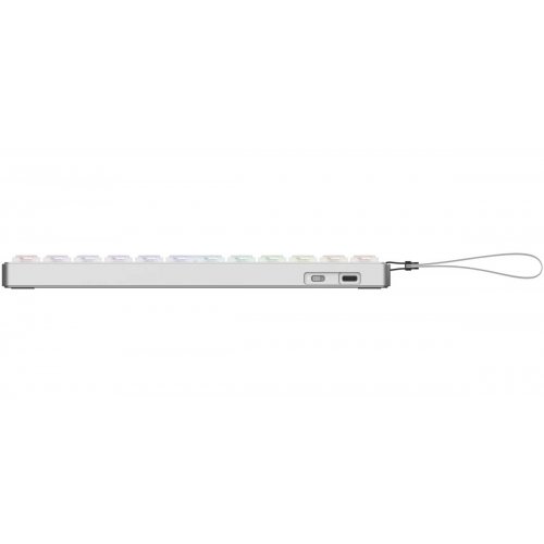 Клавиатура EPOMAKER LUMA40 RGB Mechanical Kailh White Rain Switch Wireless (LUMA40-S-WR) Silver купить в Украине: Киев, Днепр, Харьков, Одесса  | Низкая цена, отзывы, характеристики от TELEMART фото
