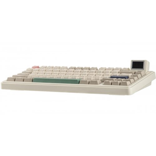 Клавіатура EPOMAKER RT82 RGB Mechanical Sea Salt Silent V2 Switch Wireless (RT82-RW-S-UA) Retro White купити в Україні: Київ, Львів, Хмельницький, Тернопіль, Івано-Франківськ | Низька ціна, відгуки, характеристики від TELEMART фото